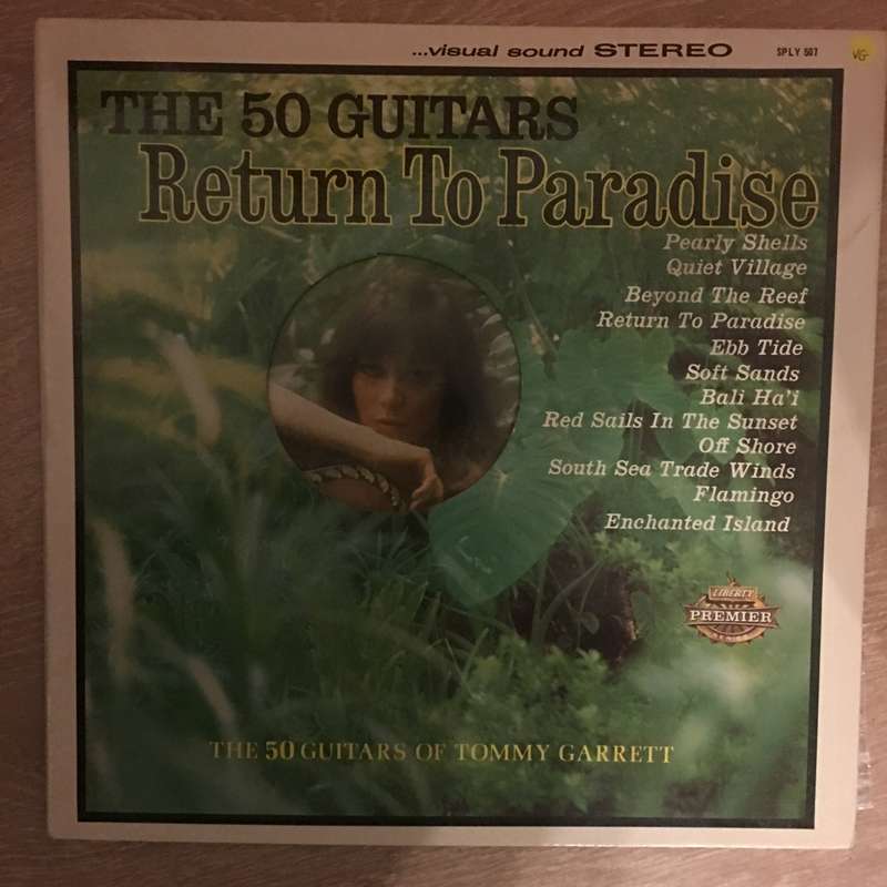 The 50 Guitar Of Tommy Garrett  Return To Paradise - Vinyl LP Record Album - Opened  - Very...