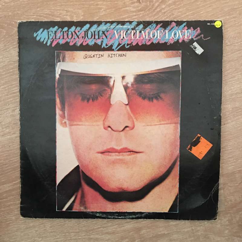 Elton John - Victim Of Love - Vinyl LP Record  - Very-Good+ Quality (VG+)