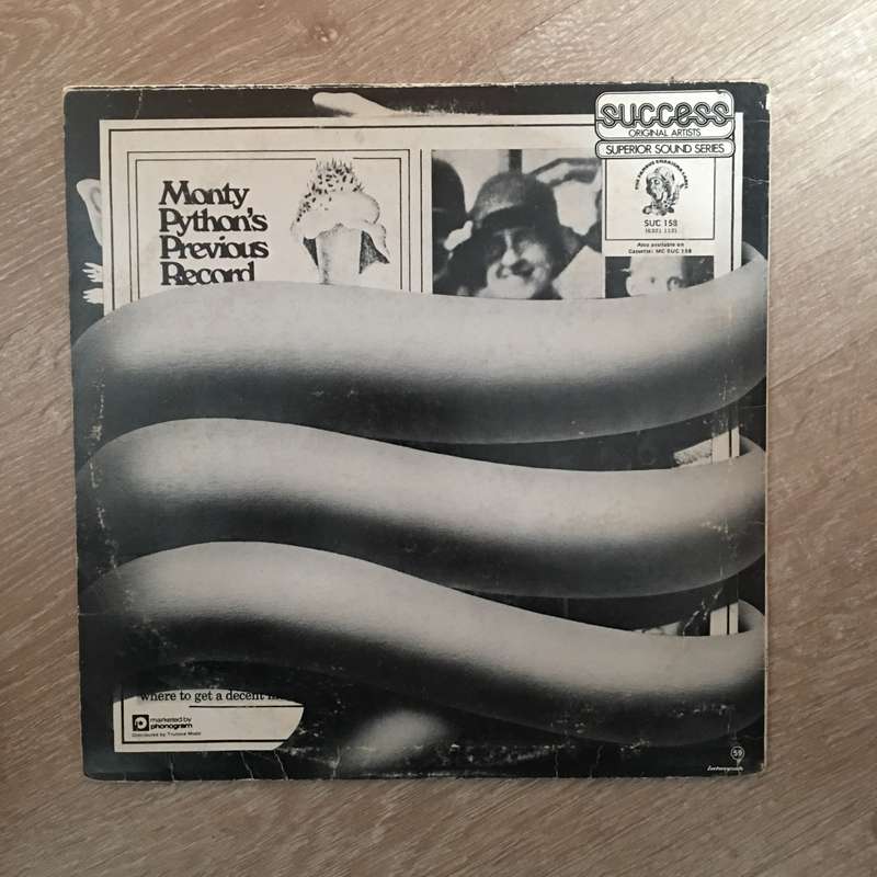 Monty Python's Previous Record - Vinyl LP Record - Opened  - Very-Good Quality (VG)