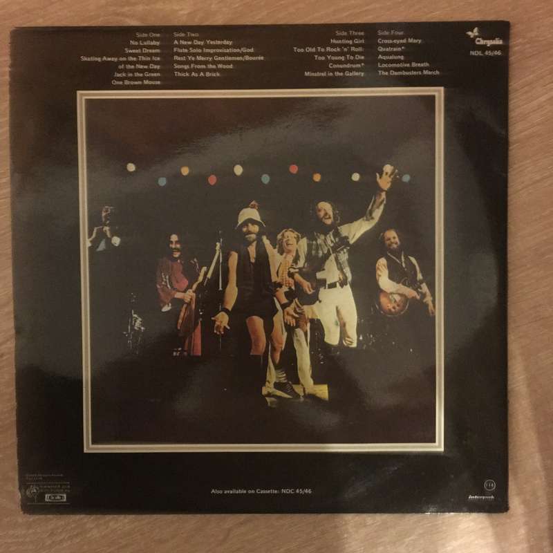 Jethro Tull  Live - Bursting Out - Vinyl LP Record Album - Opened  - Very-Good Quality (VG)