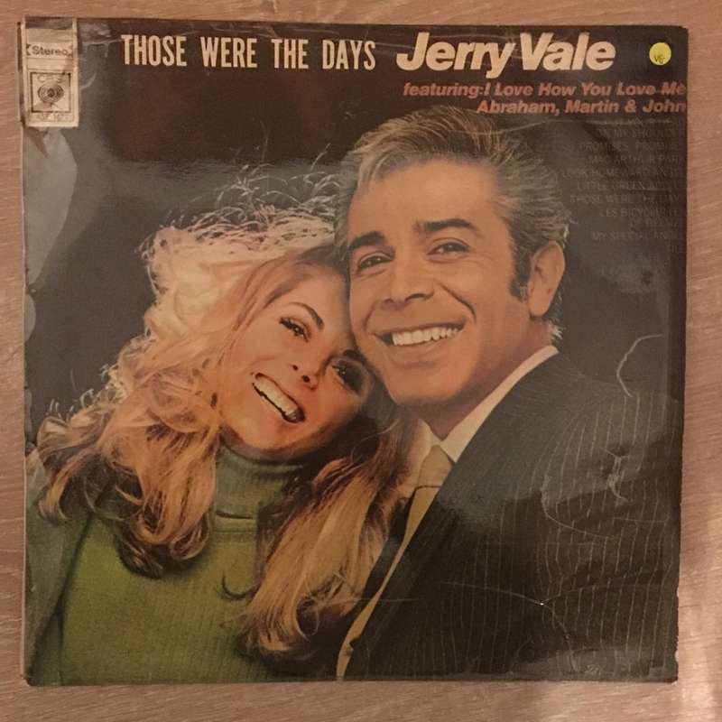 Jerry Vale - Those Were The Days - Vinyl LP Record - Opened  - Very-Good Quality (VG)