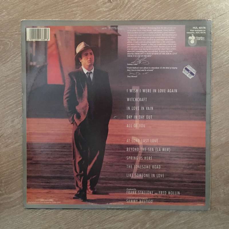 Frank Stallone - Day In Day Out - Vinyl LP Record - Opened  - Very-Good Quality (VG)
