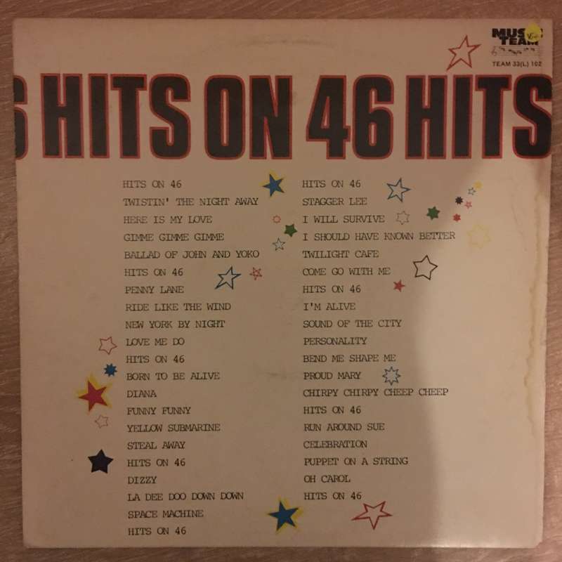 Hits on 46 - Vinyl LP Record - Very-Good+ Quality (VG+)