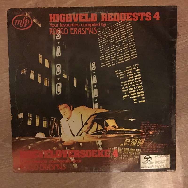 Highveld Requests with Rocco Erasmus - Vol 4 - Vinyl LP Record - Opened  - Fair/Good Quality (F/G)
