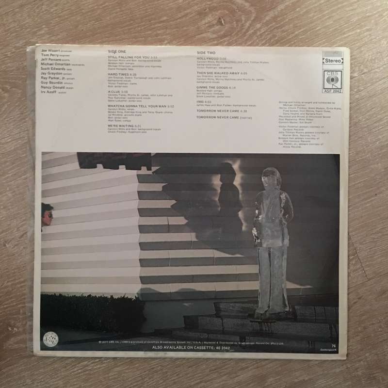 Boz Scaggs - Down Two Then Left - Vinyl LP Record - Opened  - Very-Good Quality (VG)