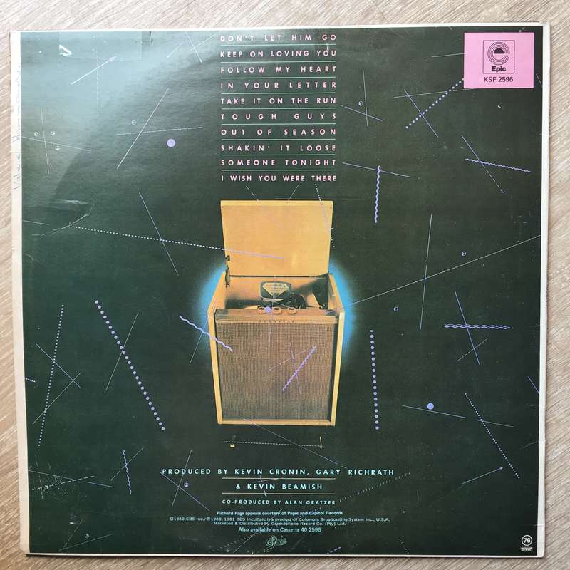 REO Speedwagon - Infidelity - Vinyl LP Record - Opened  - Fair Quality (F)
