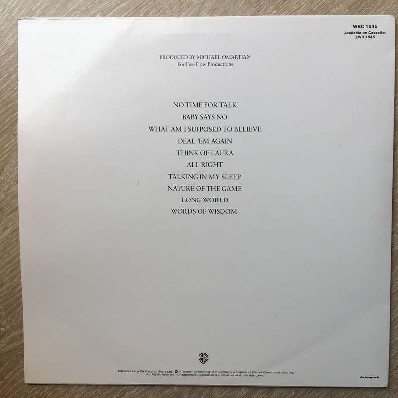 Christopher Cross - Another Page - Vinyl LP Record (VG+)