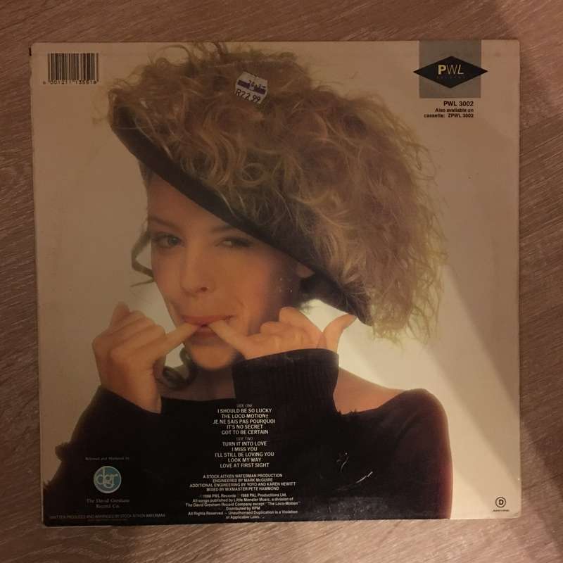 Kylie Minogue - Kylie - Vinyl LP Record - Opened  - Very-Good- Quality (VG-)