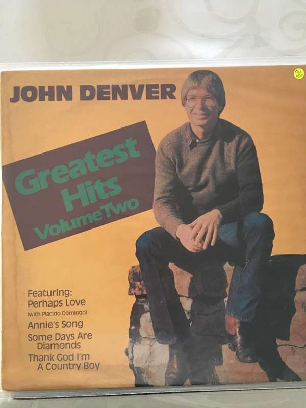 John Denver - Greatest Hits - Part 2  - Vinyl LP Record - Very-Good+ Quality (VG+)