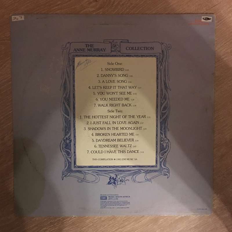 The Anne Murray Collection - Vinyl LP Record - Opened  - Very-Good Quality (VG)