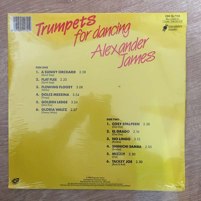 Alexander James - Trumpets For Dancing -  Vinyl LP Record - Sealed