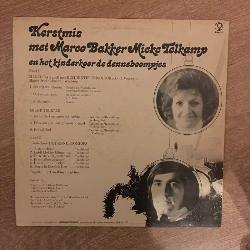 Kerstmis met Marco Bakker / Mieke Telkamp / Kinderkoor - Vinyl LP Record - Opened  - Very-Good+ Q...