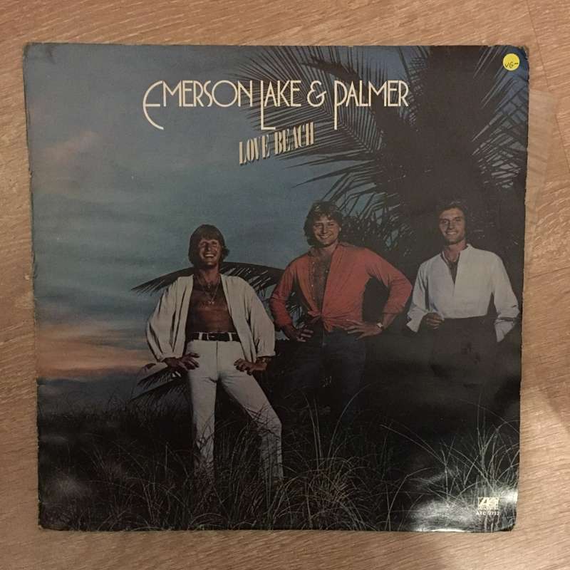 Emerson, Lake and Palmer - Love Beach - Vinyl LP Record - Opened  - Very-Good- Quality (VG-)