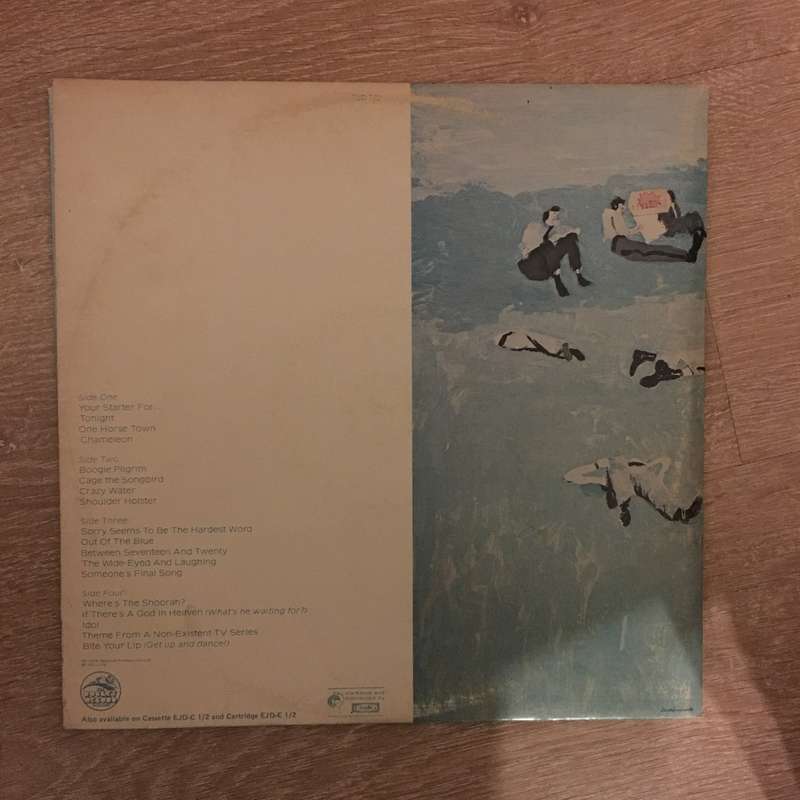 Elton John - Blue Moves-  Vinyl LP Record - Opened  - Very-Good Quality (VG)