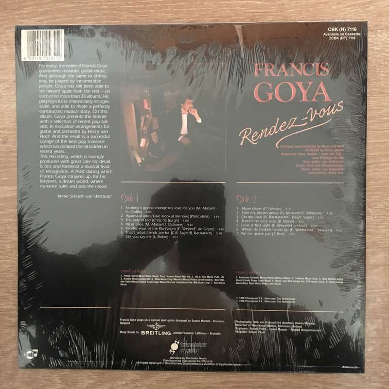 Francis Goya - Rendez Vous - Vinyl LP Record - Sealed