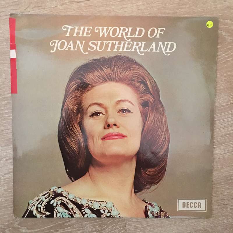 The World Of Joan Sutherland - Vinyl LP Record - Opened  - Very-Good+ Quality (VG+)