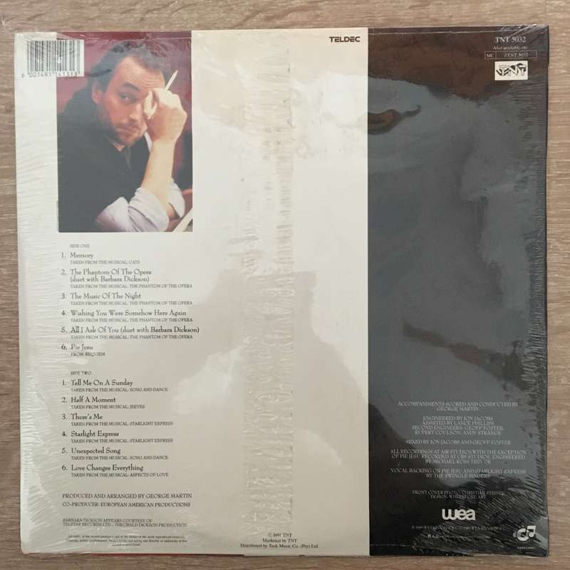 José Carreras  Sings Andrew Lloyd Webber - Vinyl LP Record - Sealed