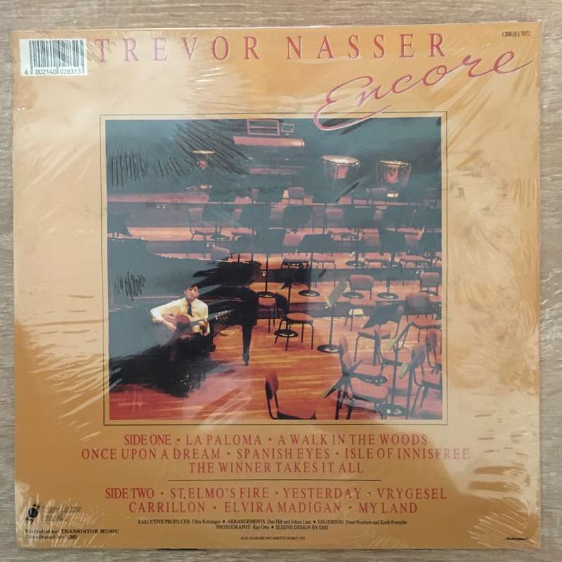Trevor Nasser - Encore - Vinyl LP Record - Sealed