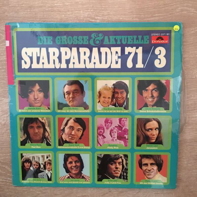 Die Grosse & Artuella - Starparade 71/3- Vinyl LP Record - Opened  - Very-Good+ Quality (VG+)