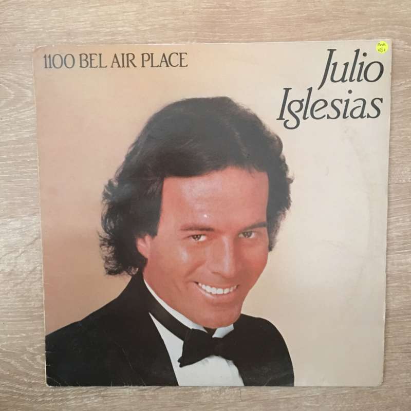 Julio Iglesias -1100 Bel Air Place - Pink Vinyl LP Record  - Very-Good+ Quality (VG+)