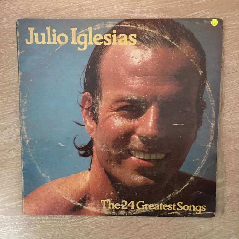 Julio Iglesias - 24 Greatest Songs - Double Vinyl LP Record - Good+ Quality (G+)