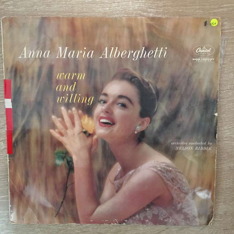Anna Maria Alberghetti  Warm and Willing -  Vinyl LP Record - Opened  - Very-Good+ Quality ...