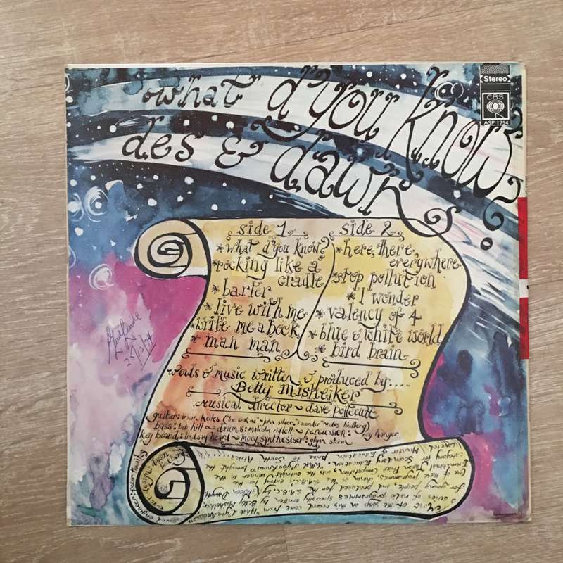Des & Dawn - What Do You Know -  Vinyl LP Record - Opened  - Very-Good+ Quality (VG+)