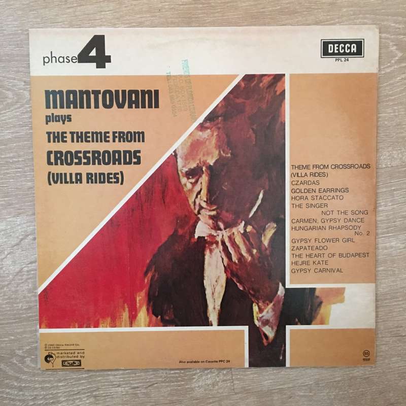 Mantovani Plays The Theme From Crossroads -  Vinyl LP Record - Opened  - Very-Good Quality (VG)