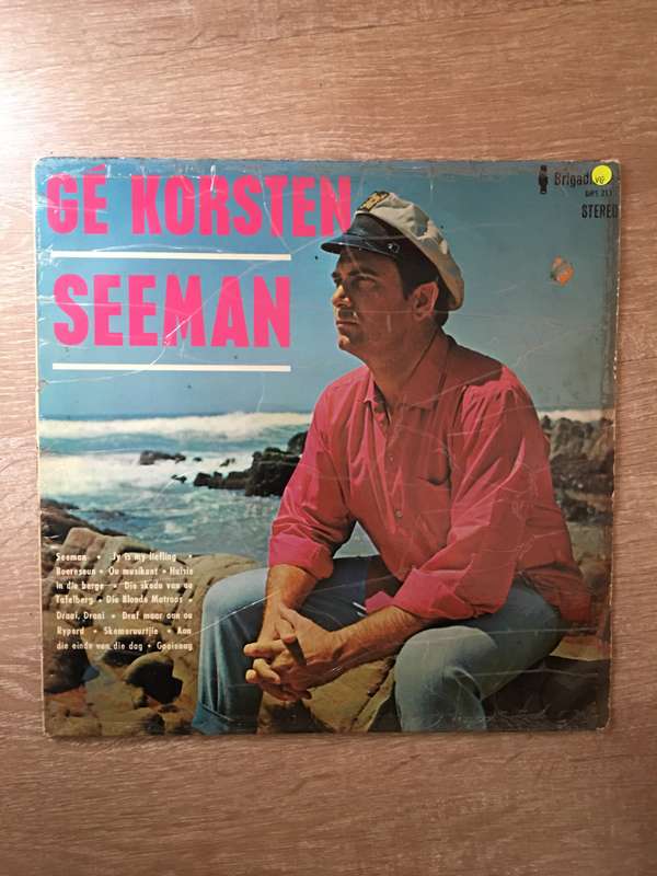 Ge Korsten - Seeman -  Vinyl LP Record - Opened  - Very-Good Quality (VG)
