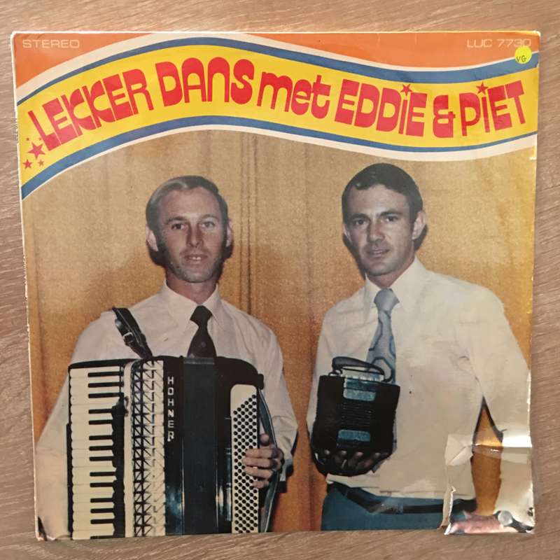 Lekker Dans Met Eddie En Piet - Vinyl LP Record - Opened  - Very-Good Quality (VG)