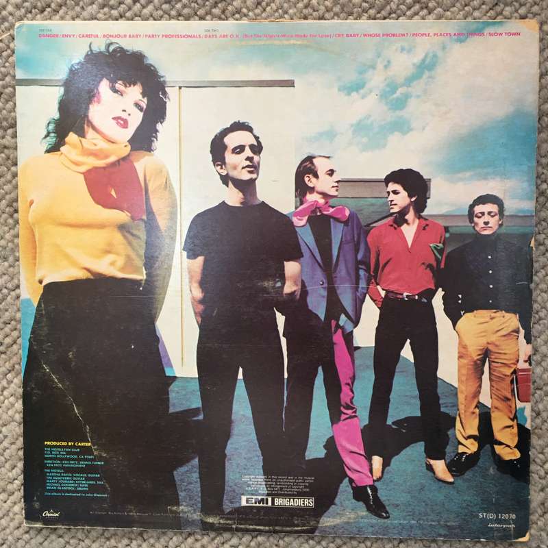 Motels - Careful - Vinyl LP Record - Opened  - Very-Good- Quality (VG-)