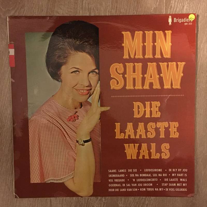 Min Shaw - Die Laaste Wals -  Vinyl LP Record - Opened  - Very-Good+ Quality (VG+)