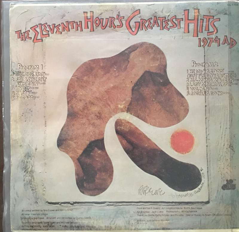 The Eleventh Hour - Greatest Hits - Vinyl LP Record - Opened  - Very-Good Quality (VG)