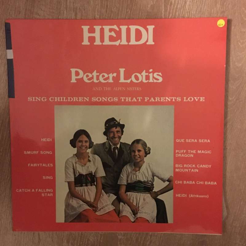 Peter Lotis - Heidi - Vinyl LP Record - Opened  - Very-Good+ Quality (VG+)