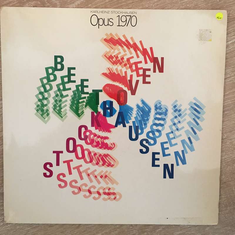 Karlheinz Stockhausen  Opus 1970 - Vinyl LP Record - Opened  - Very-Good+ Quality (VG+)