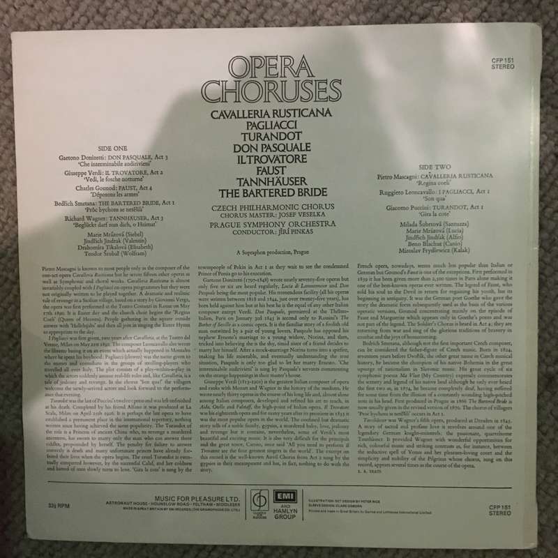 Opera Choruses - Czech Philharmonic Chorus, Prague Symphony Orchestra, Jiří Pinkas   Viny...