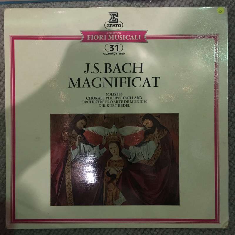 J.S. Bach  Magnificat   Vinyl LP Record - Opened  - Very-Good Quality (VG)