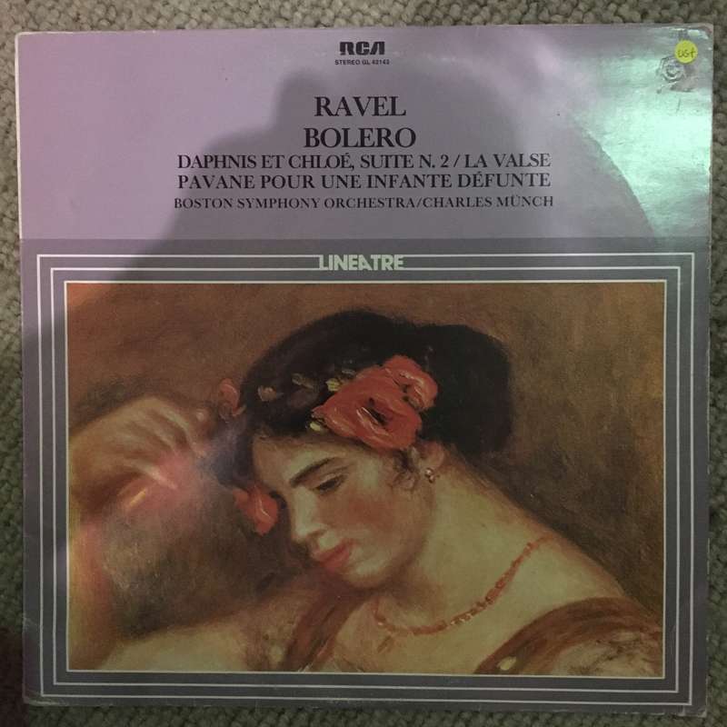 Ravel, Boston Symphony Orchestra, Charles Münch  Bolero - Vinyl LP Record  - Opened  - Ver...