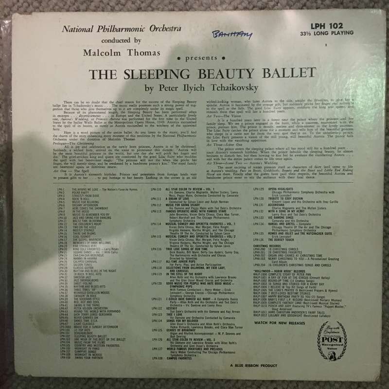 Sleeping Beauty Ballet - Vinyl LP Record - Opened  - Good+ Quality (G+)