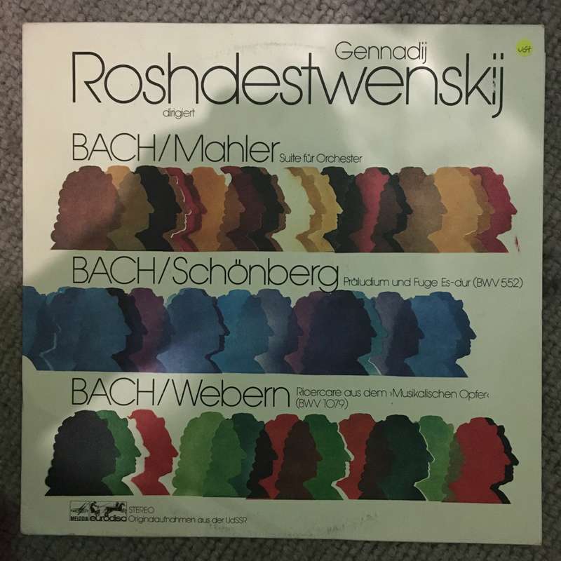 Gennadij Roshdestwenskij, Bach, Mahler, Schoenberg, Webern  - Vinyl LP Record  - Opened  - Ver...