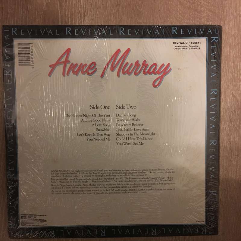 Anne Murray - Revival Series - Vinyl LP Record (VG)