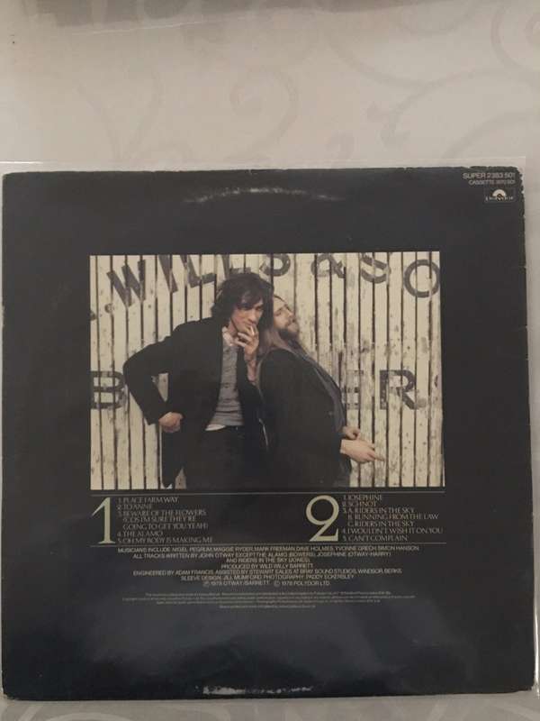 John Otway & Wild Willy Barrett  Deep & Meaningless  - Vinyl LP - Opened  - Very-Good+ Qual...