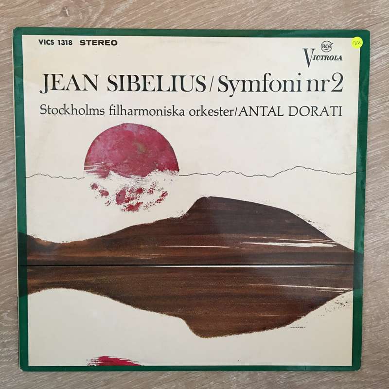 Sibelius, Dorati, Stockholm Philharmonic  Symphony No. 2 - Vinyl LP Record - Opened  - V...