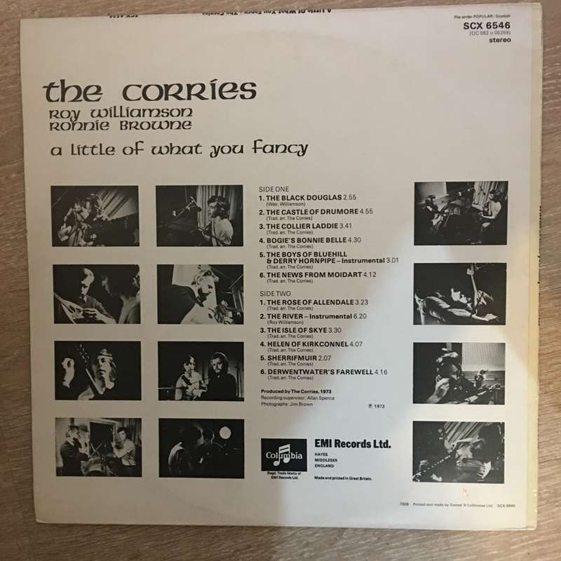The Corries  A Little Of What You Fancy   Vinyl LP Record - Opened  - Very-Good Quali...