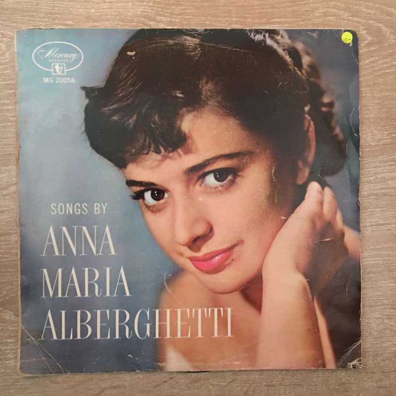 Songs By Anna Maria Alberghetti  - Vinyl LP Record - Opened  - Very-Good- Quality (VG-)