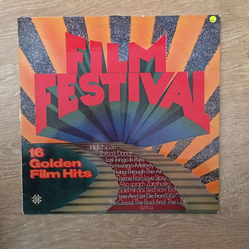 Film Festival - 16 Golden Film Hits - Vinyl LP Record - Opened  - Very-Good Quality (VG)