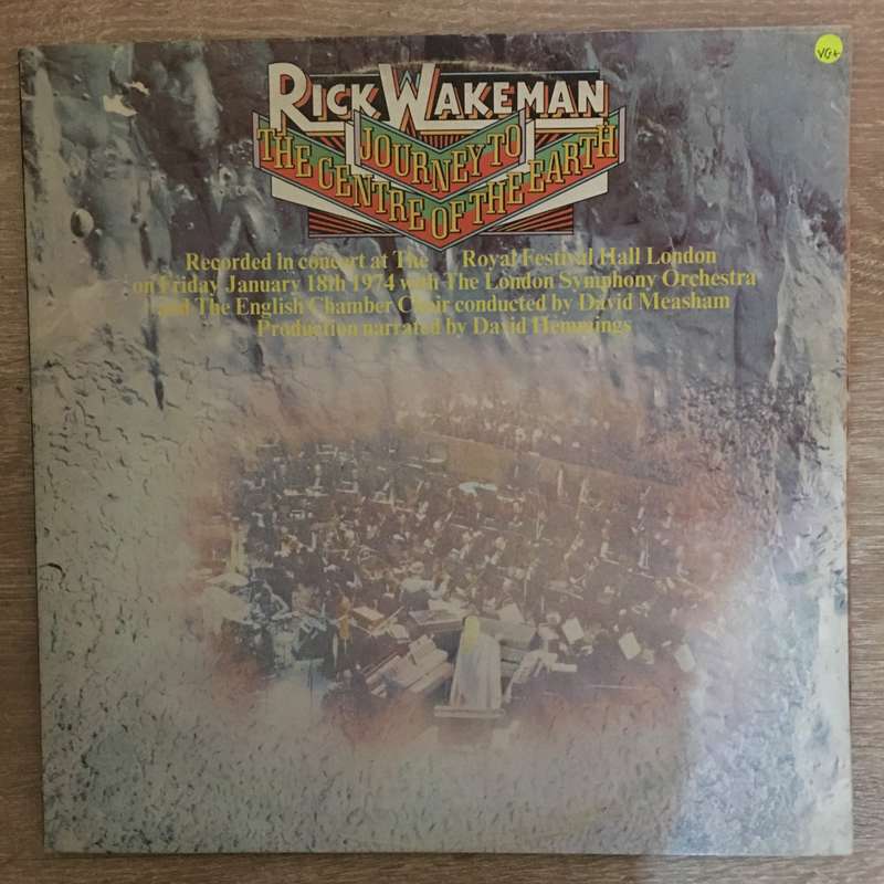 Rick Wakeman - Journey to the Centre of the Earth  - Vinyl LP Record - Very-Good+ Quality (VG+)
