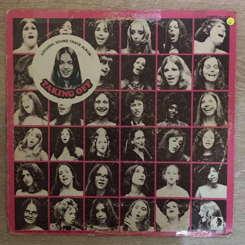 Taking Off (Original Sound Track Album) - Vinyl LP Record - Opened  - Very-Good- Quality (VG-)