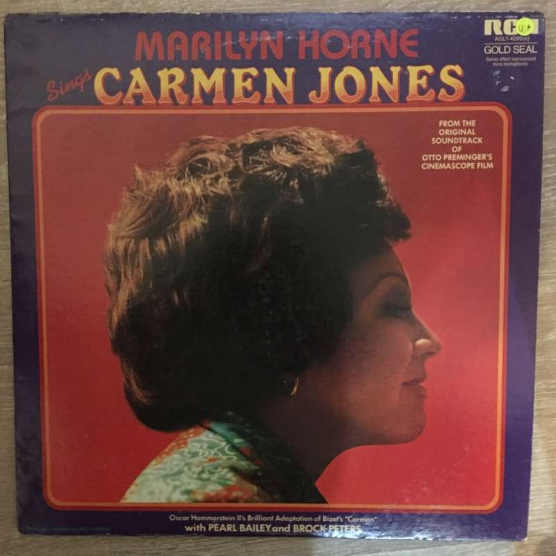 Marilyn Horne With Pearl Bailey And Brock Peters  Marilyn Horne Sings Carmen Jones - Vinyl ...