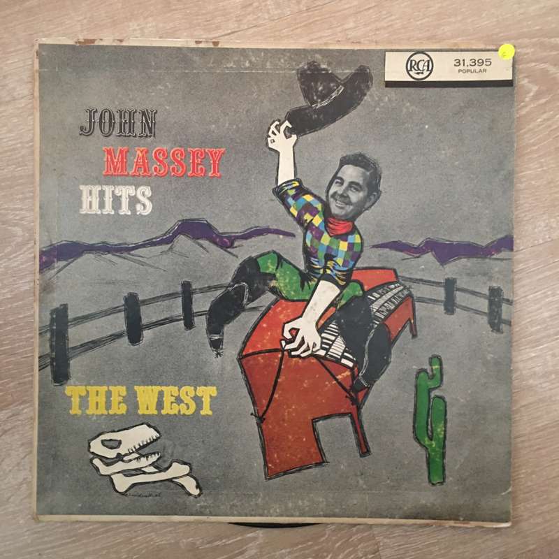 John Massey Hits The West - Vinyl LP Record - Opened  - Good Quality (G)